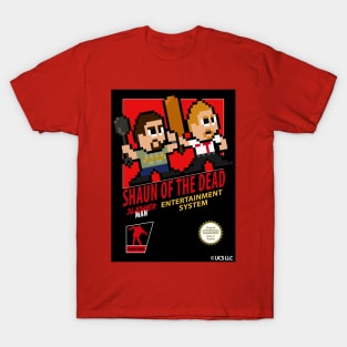 Shaun of the Dead retro 8-bit gaming T-Shirt